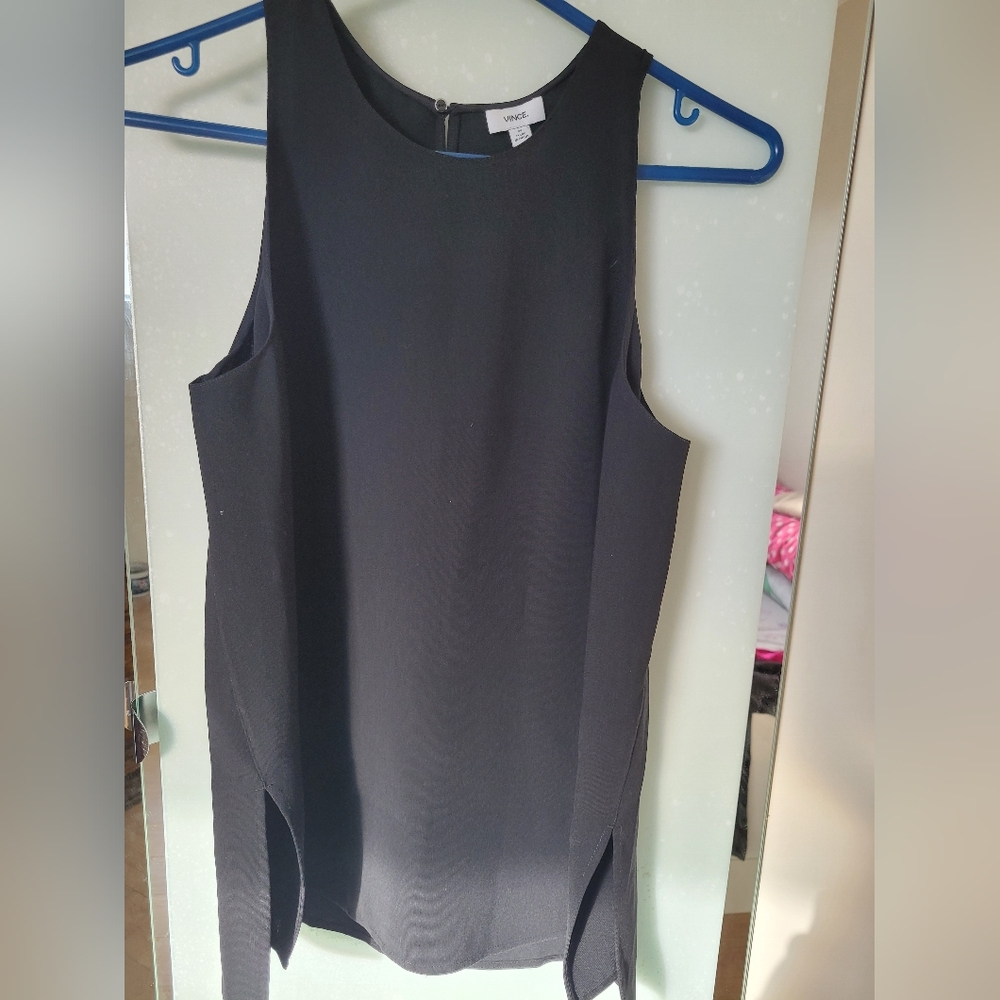 Vince Gray Sleeveless Tank Top